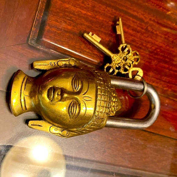 COPY - Budhha brass padlock - Picture 2 of 6